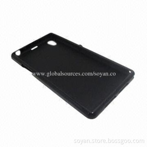 TPU Case for Sony Xperia Z1, Available in Solid Colors, Small MOQ with Manufacturing Price
